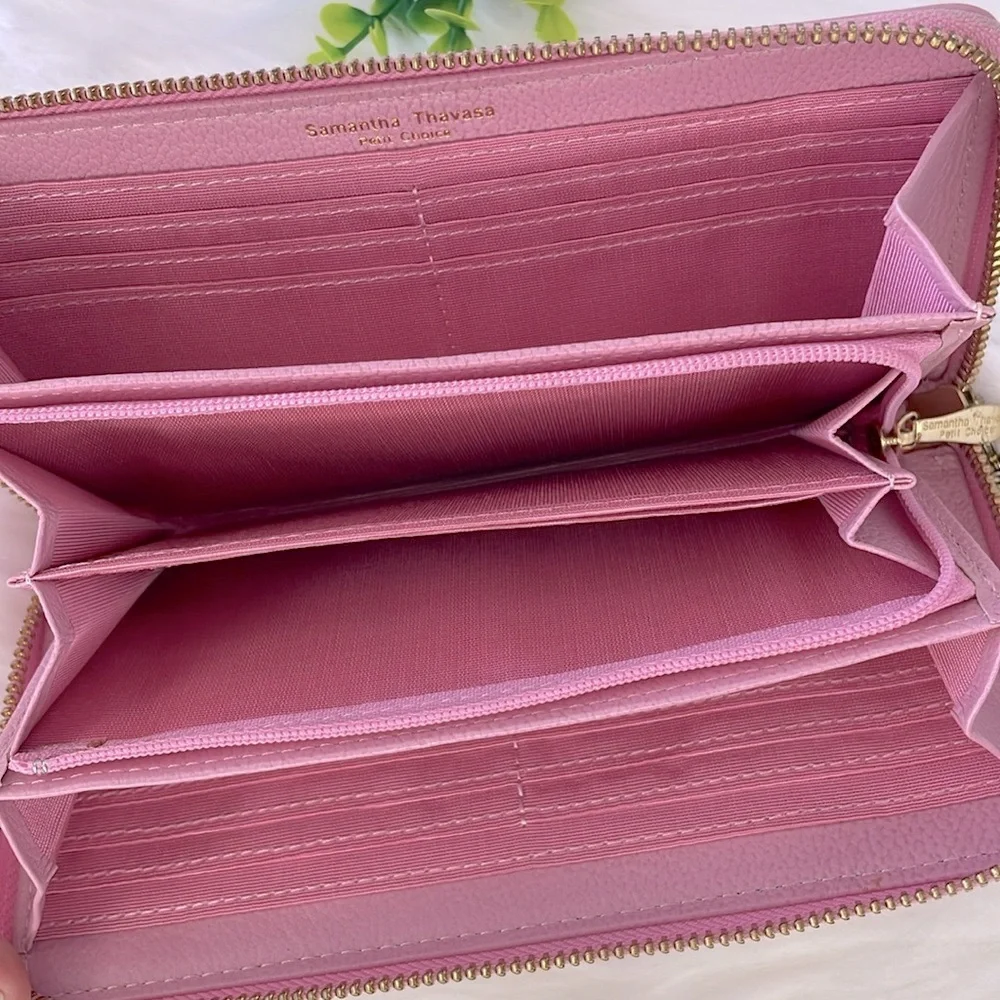 Samantha Thavasa Pink “Love”‎ Zippy Wallet